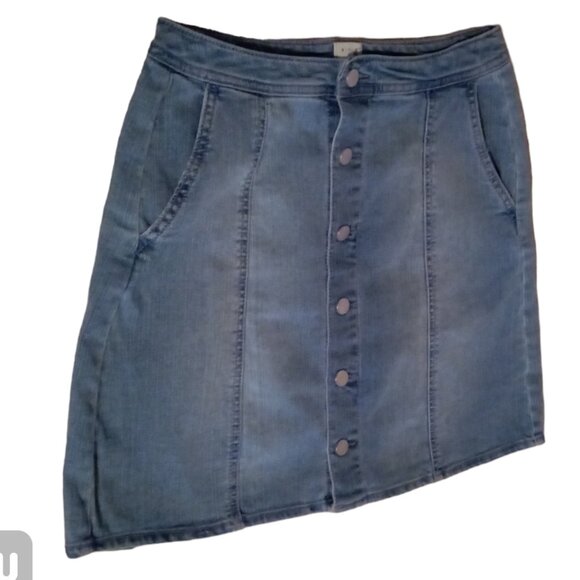 A New Day denim skirt sz 8 - Picture 5 of 8
